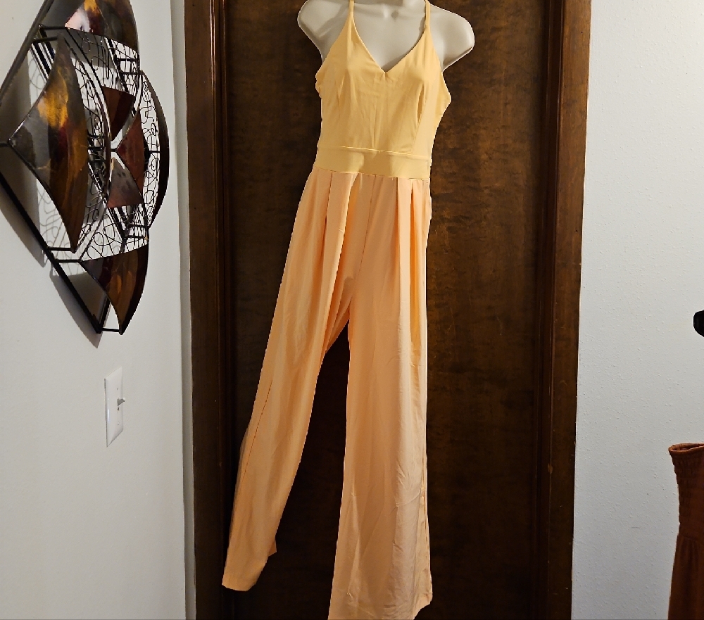 HALARA Orange Jumpsuit Vibrant and Stylish